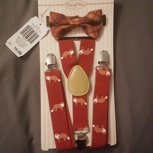 Rising Star Toddler Suspender and Bowtie set